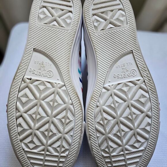 Converse Women's Chuck Taylor All Star High 'Zigzag' sneakers size 9.5 - Picture 5 of 7